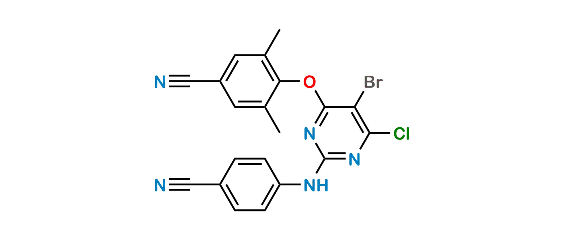 6-Desamino 6-Chloro Etravirine